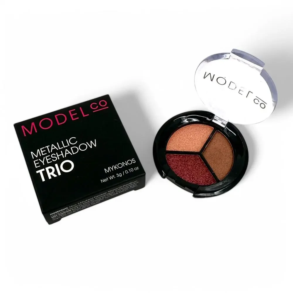 Model Co Metallic Eyeshadow Trio in Mykonos 3g 0.10 oz Eye Shadow